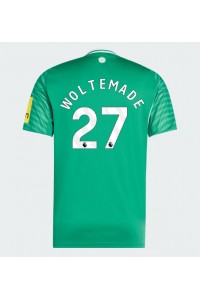 Newcastle United Nick Woltemade #27 Jalkapallovaatteet Vieraspaita 2025-26 Lyhythihainen